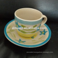 china coffee cup and saucer made in Shandong